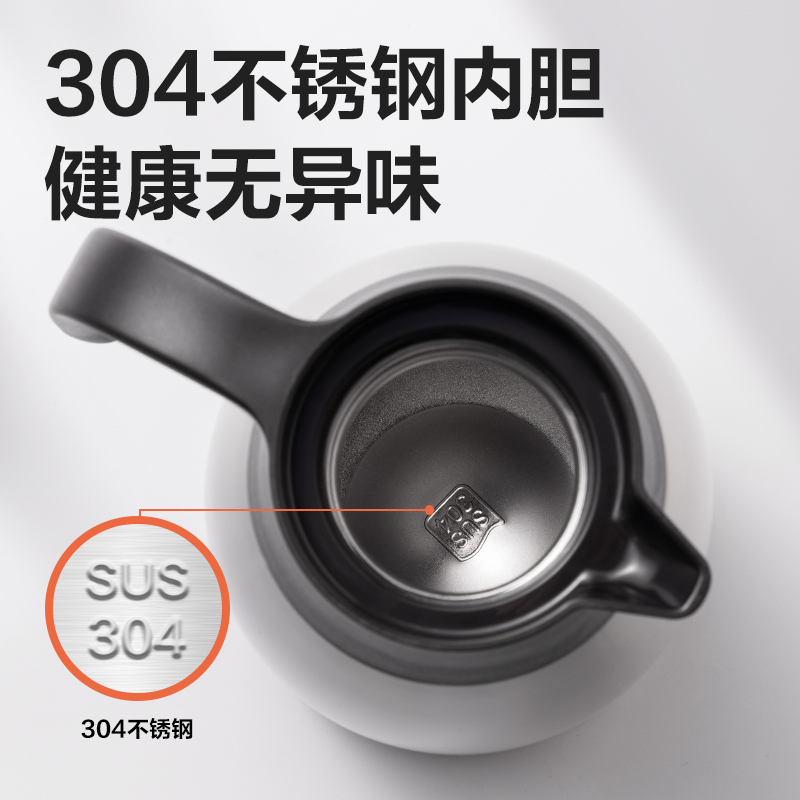 纵横17755不锈钢保温壶2.2L(本色)(盒)