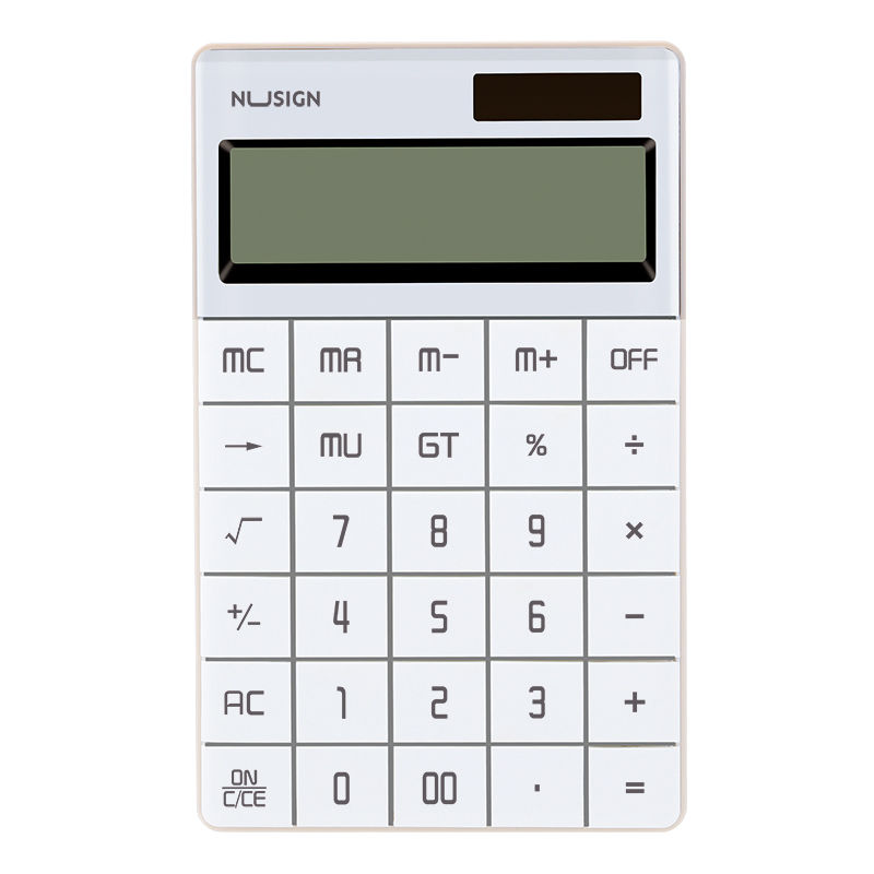 纽赛NS041桌面计算器(白)