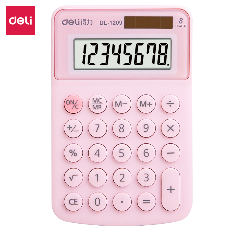 纵横1209A便携计算器(红色)