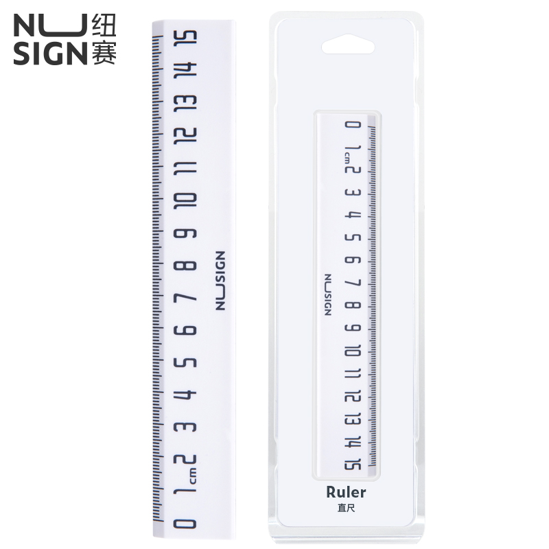 纽赛NS096直尺(白色)