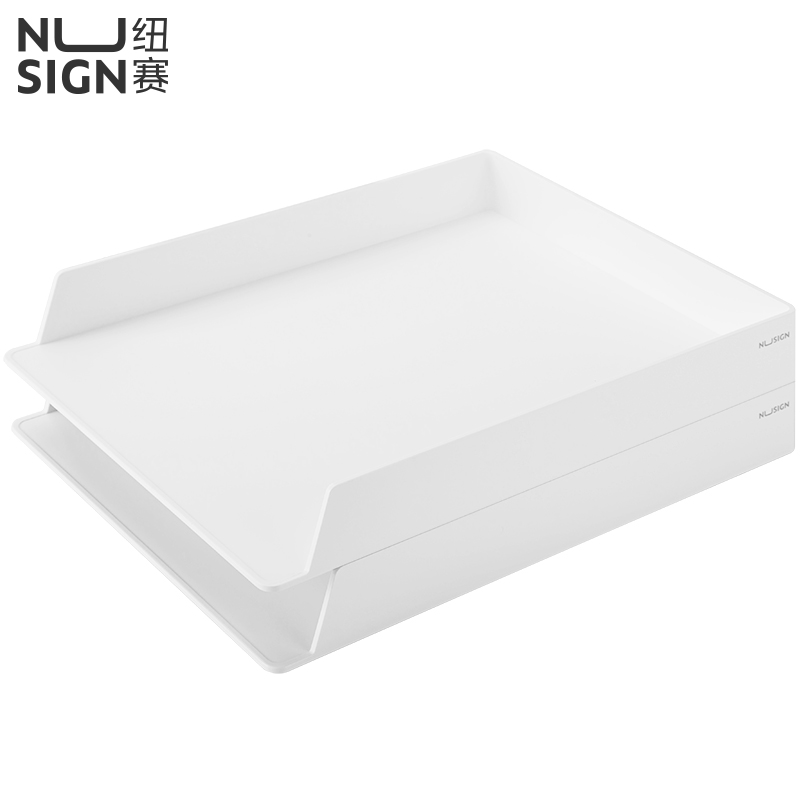 纽赛NS021文件盘(白色)(2个/套)