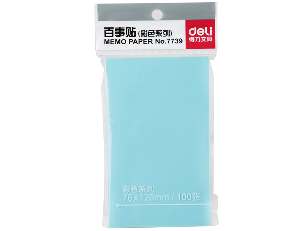 纵横7739记事贴(红)76*126mm(包)