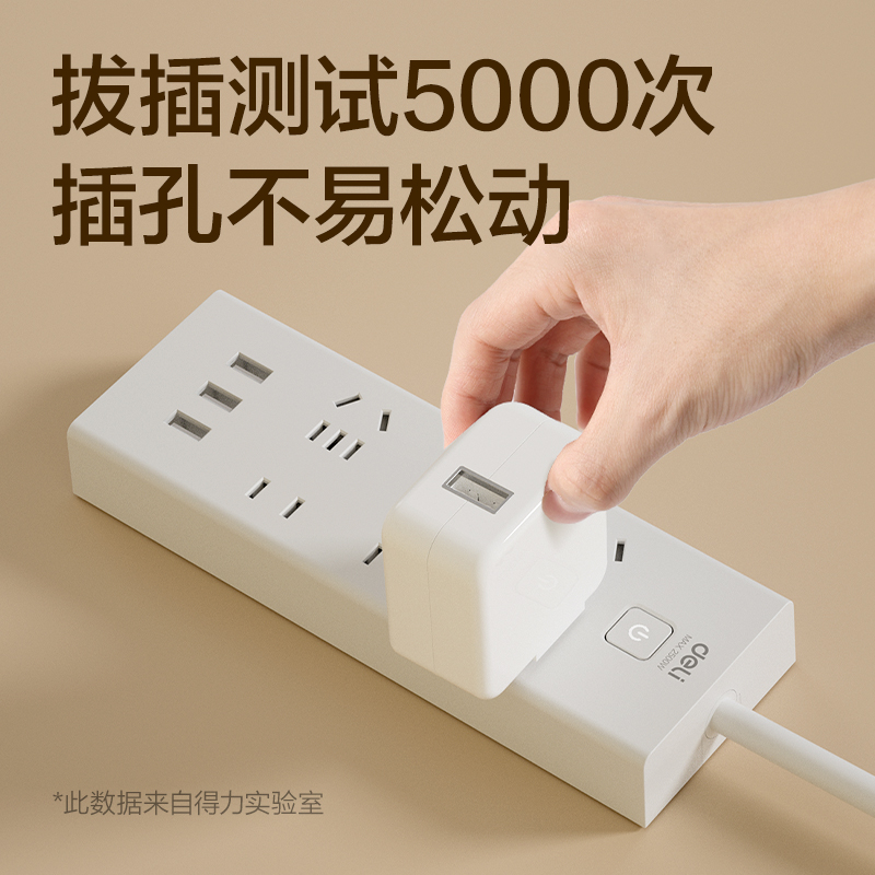 纵横18283插座_3+3+3A_2米_彩盒(白)(个)