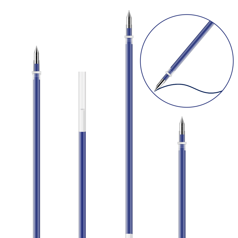 纵横S760子弹头中性笔芯0.5mm(墨蓝)
