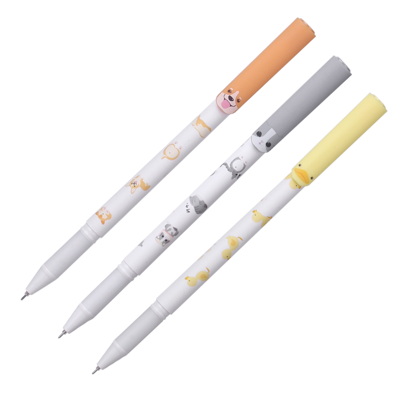 纵横A416学生中性笔0.38mm全针管(黑)