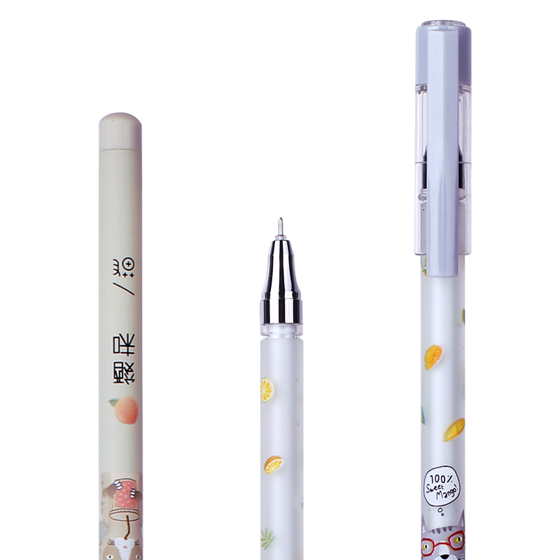 纵横A413学生中性笔0.5mm全针管(黑)