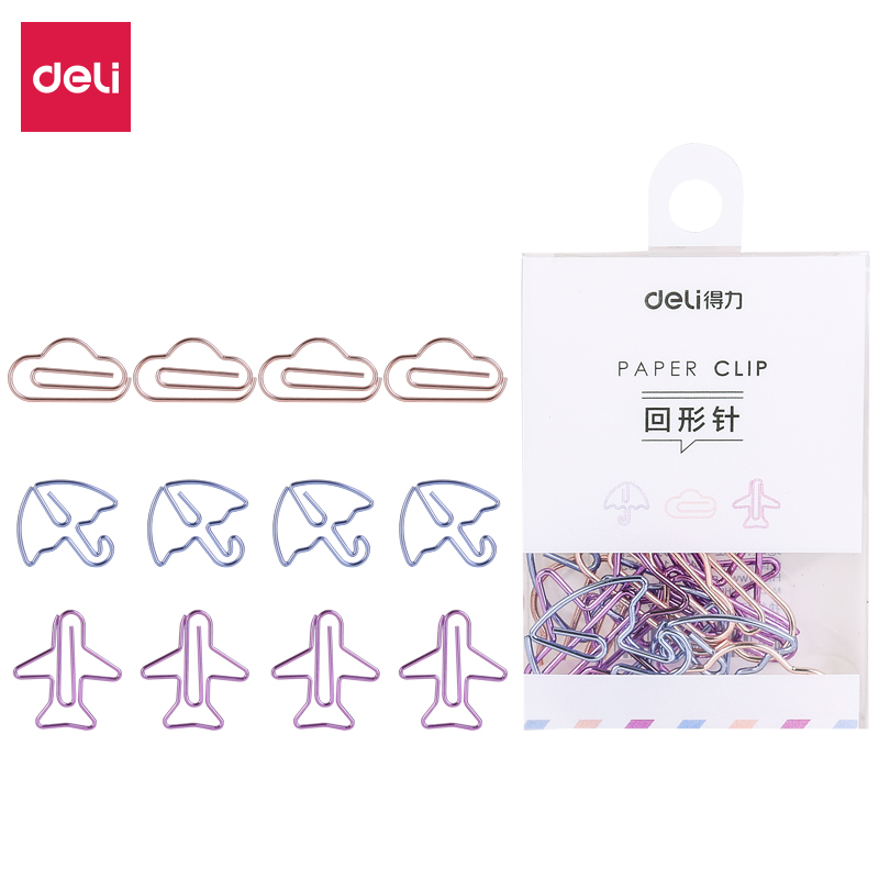纵横0055异形回形针(混)(12枚/盒)