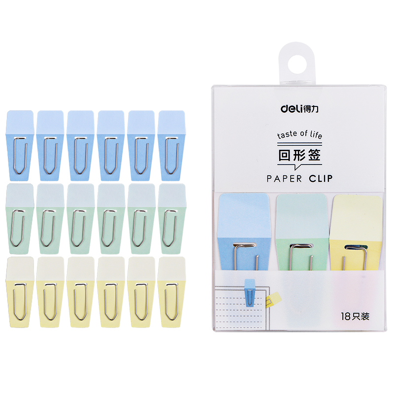 纵横0058回形签(混)(18枚/盒)
