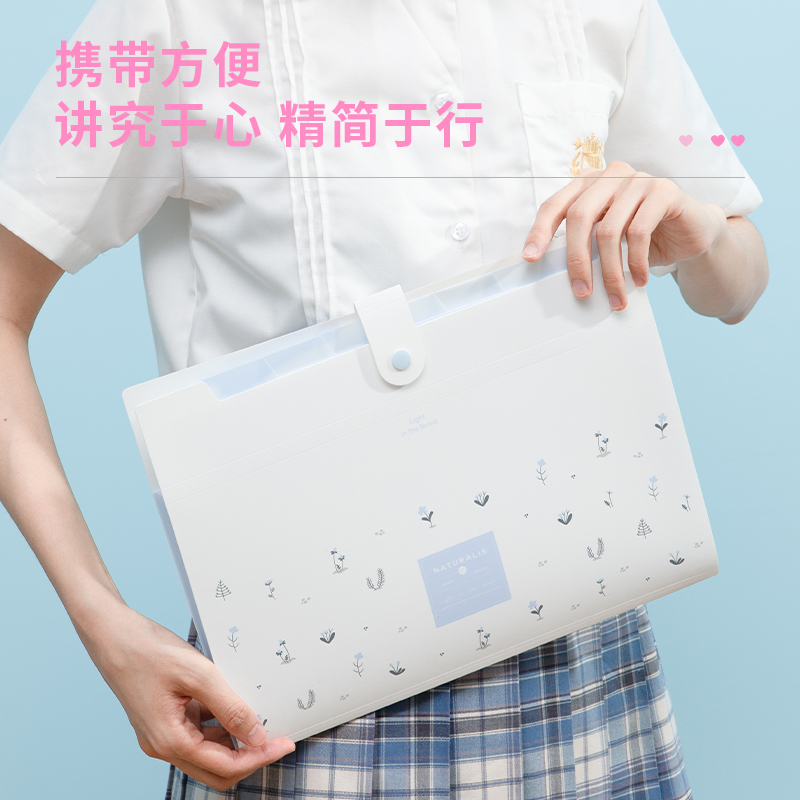 纵横72363_8格风琴包(蓝)