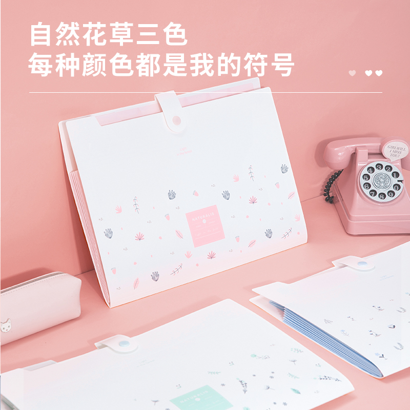 纵横72363_8格风琴包(蓝)