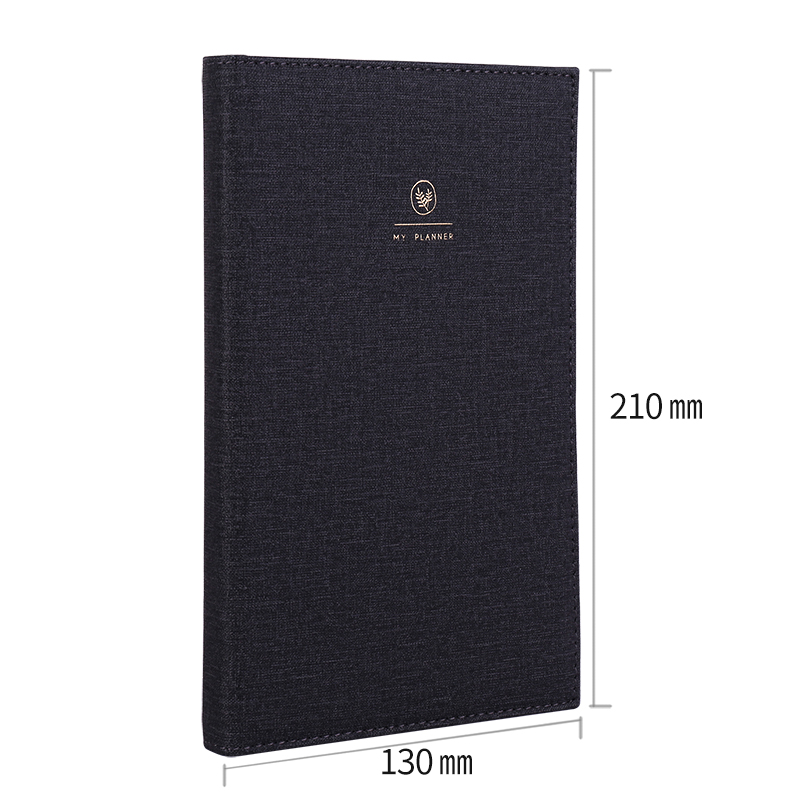 纵横SZ602学生手账-专业款-210mm*130mm/144张(黑)