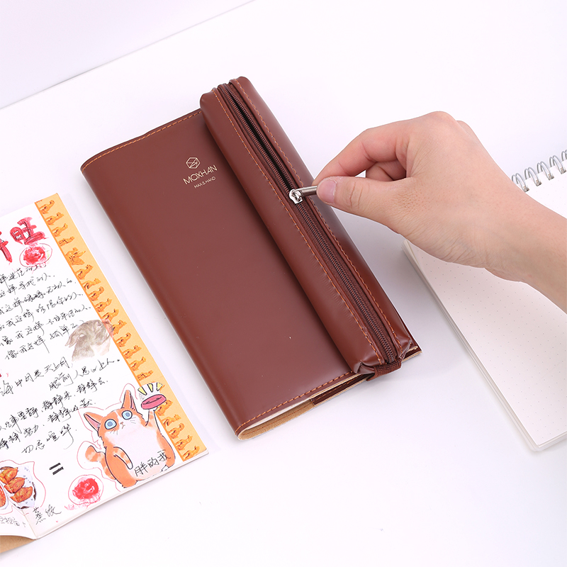 纵横SZ600学生手账专业款-48K-190mm*105mm-30张-3册(棕)