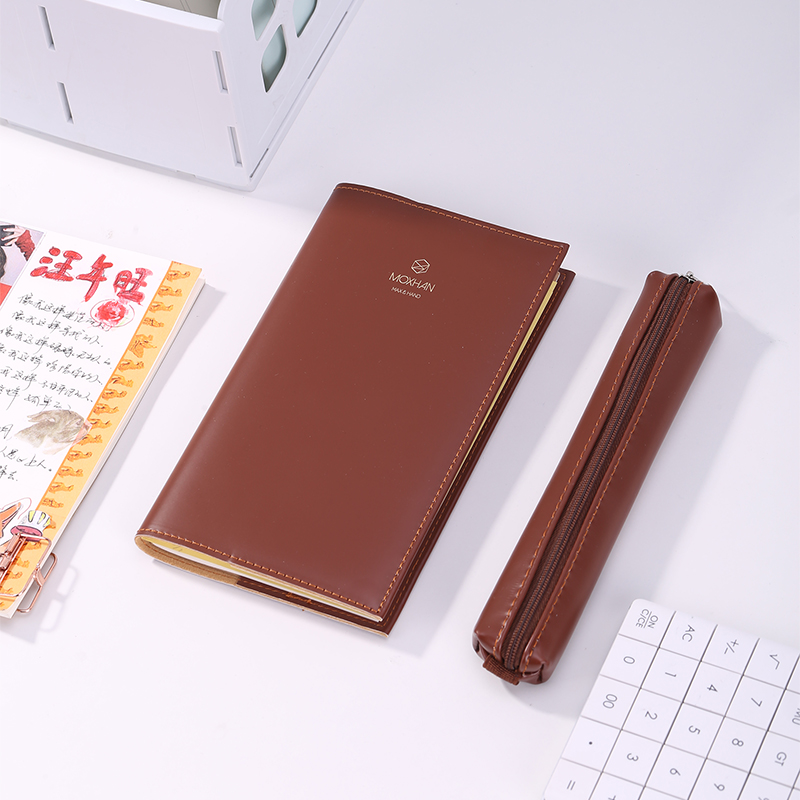 纵横SZ600学生手账专业款-48K-190mm*105mm-30张-3册(棕)