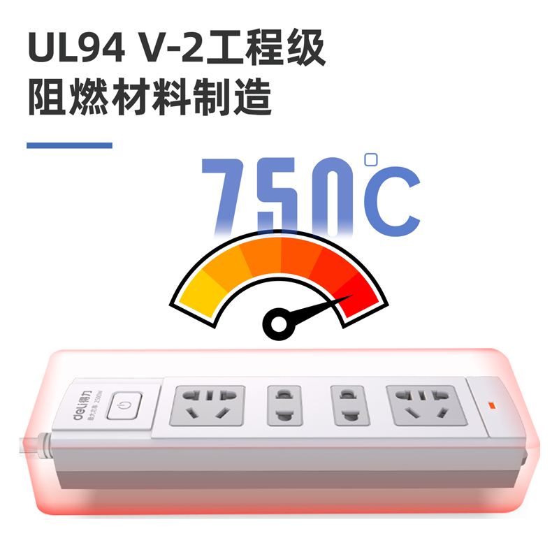 纵横18242-02插座_2+2_2米_PVC袋装(白)(只)