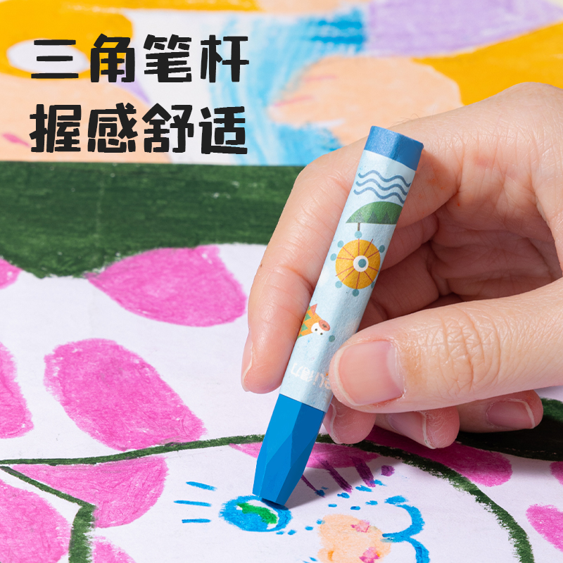 纵横72091_18色桶装油画棒(混)