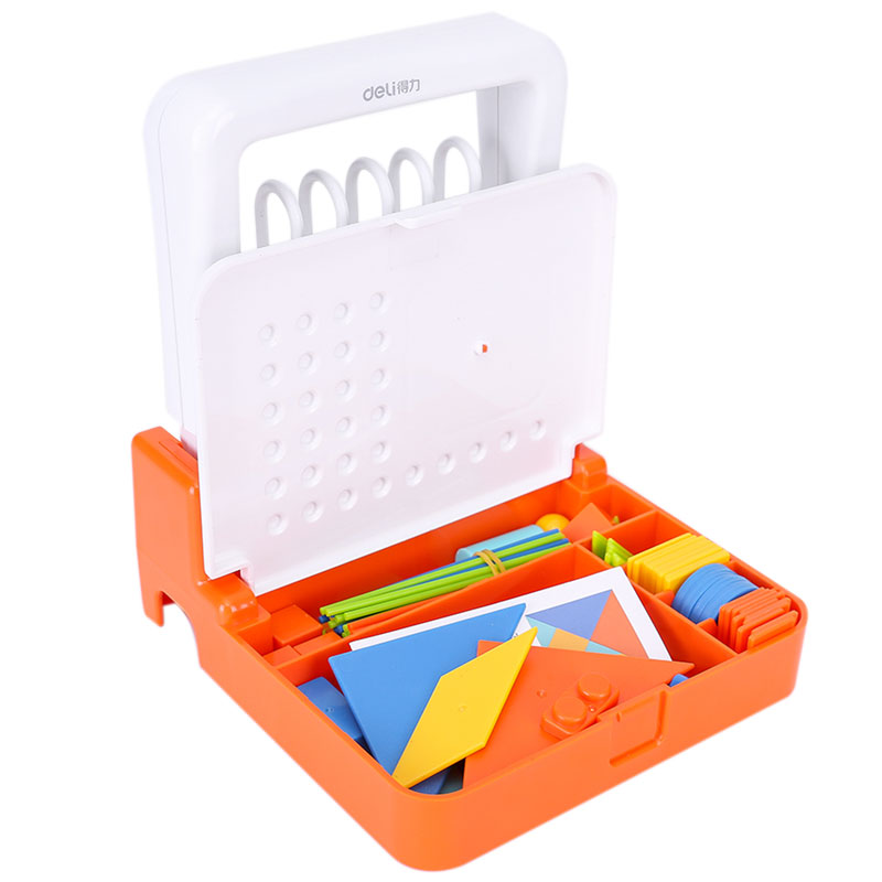 纵横74317学具5行学具盒(橙)(盒)