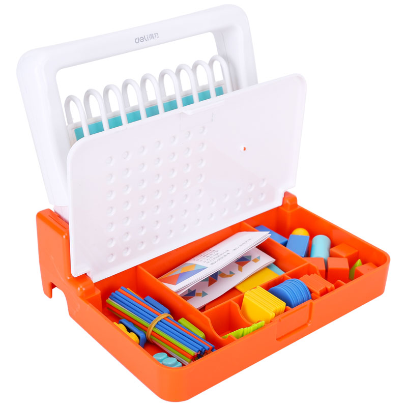 纵横74318学具9行学具盒(橙)(盒)