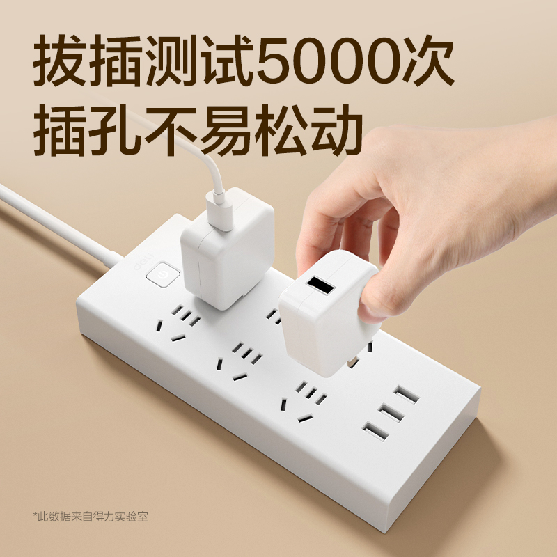 纵横18284-03插座_6组+3A_3米_彩盒(白)(个)