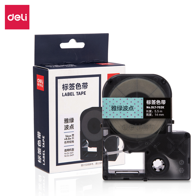 纵横DLT-702K标签色带(雅绿波点)