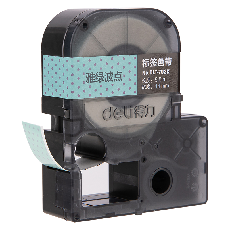 纵横DLT-702K标签色带(雅绿波点)