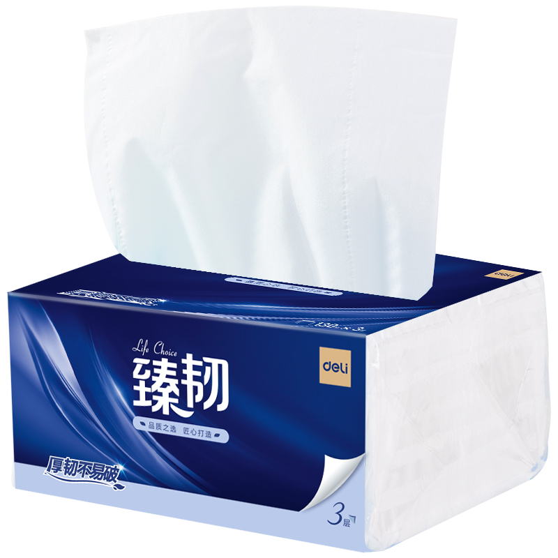 纵横臻韧MR3130-01软抽3层130抽(6包/提)(包)(蓝)