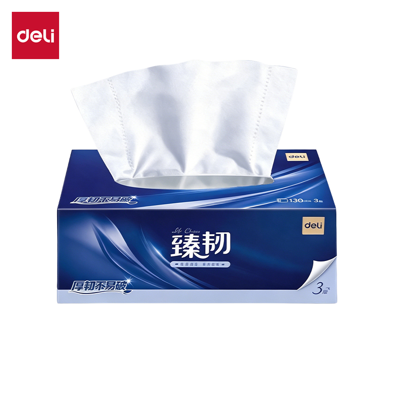 纵横臻韧MH3130-01盒抽3层130抽(3盒/提)(包)(蓝)