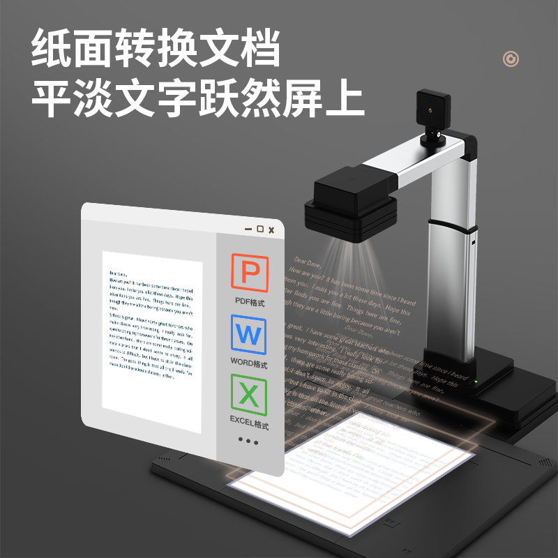 纵横15151高拍仪A3硬底(银)(台)