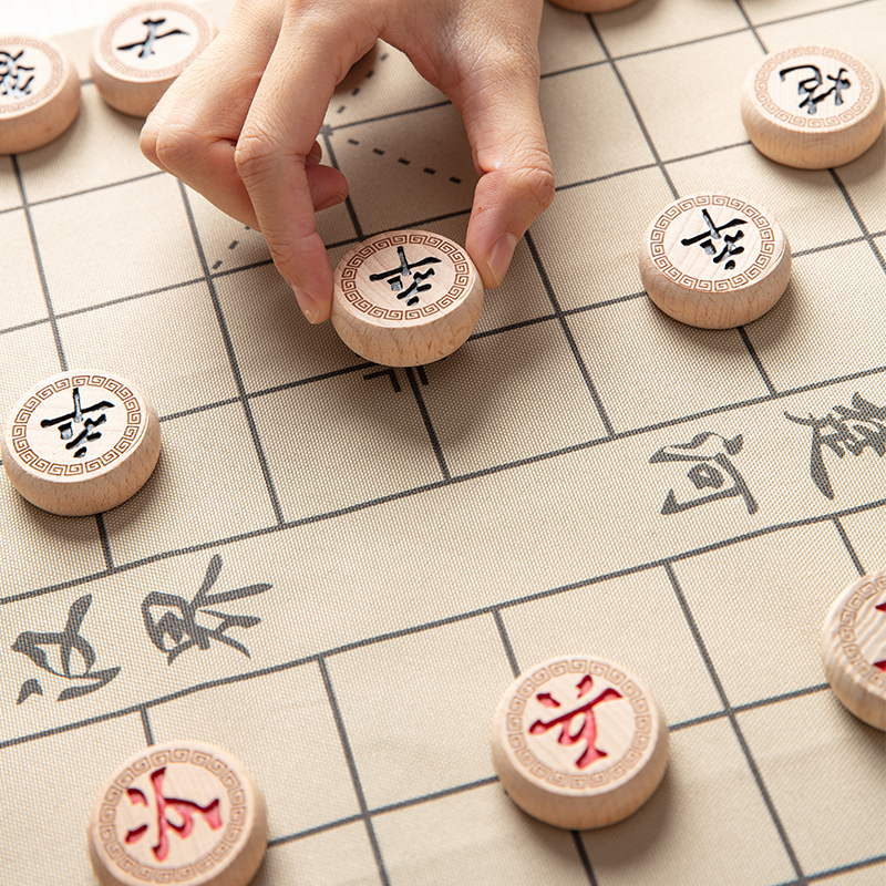 纵横6742 _4.0榉木象棋(原木色)