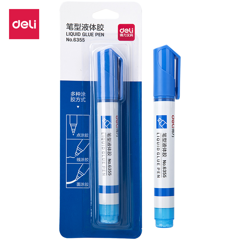 纵横6355笔形液体胶(蓝色)(10ml/卡)