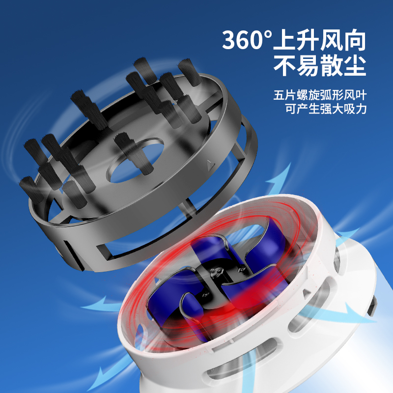 纵横18884充电式桌面清洁器充电款(浅蓝)(盒)