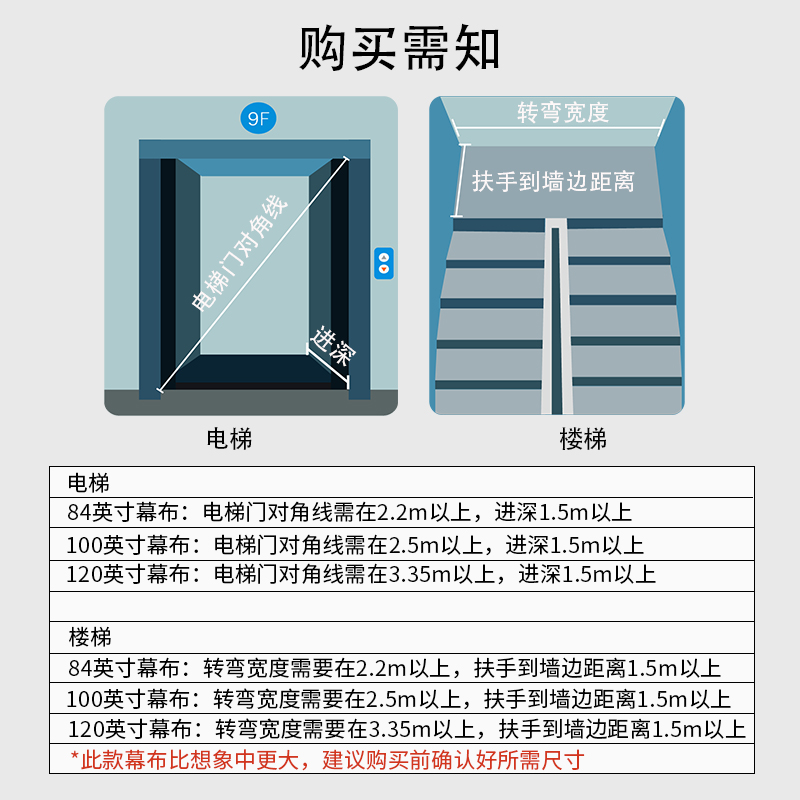 纵横50448悬挂投影幕(100英寸16:9)(黑色)