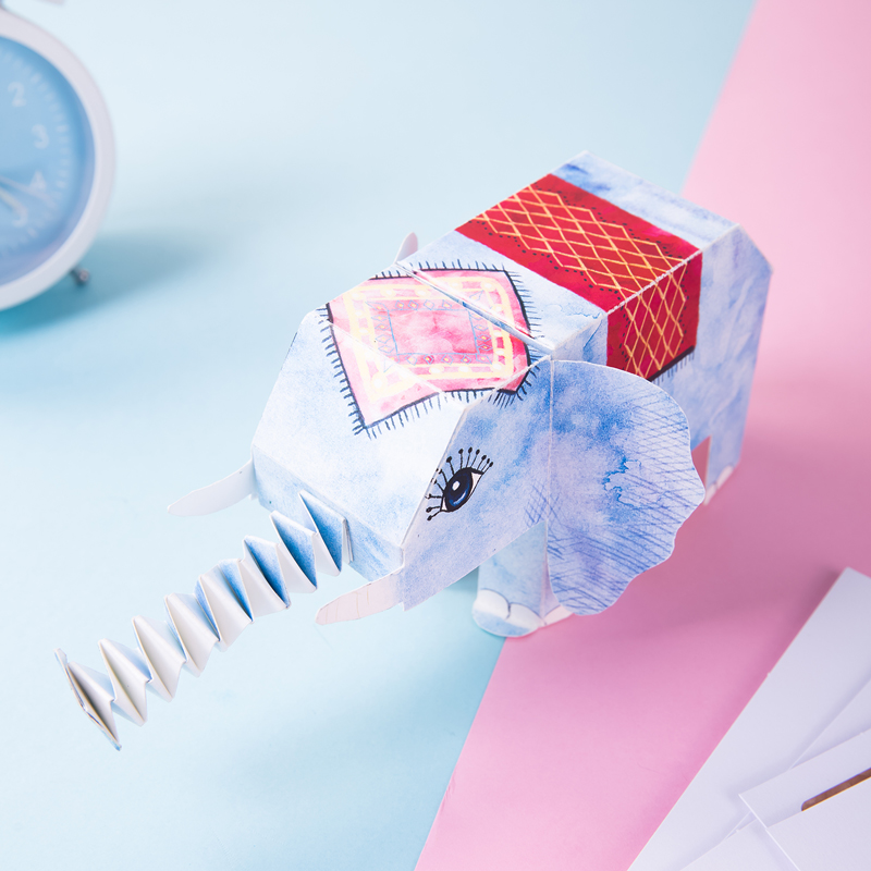 纵横74833动物纸模(混)(包)