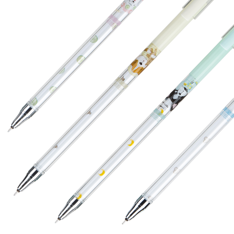 纵横A650可擦中性笔0.5mm全针管(黑)