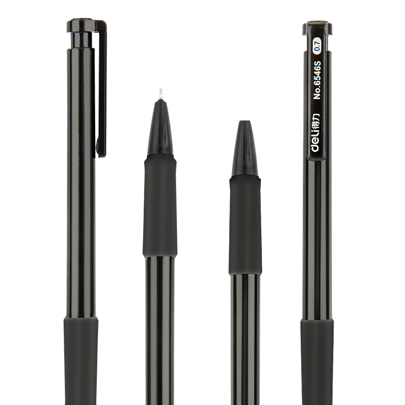 纵横6546S中油笔0.7mm(黑)
