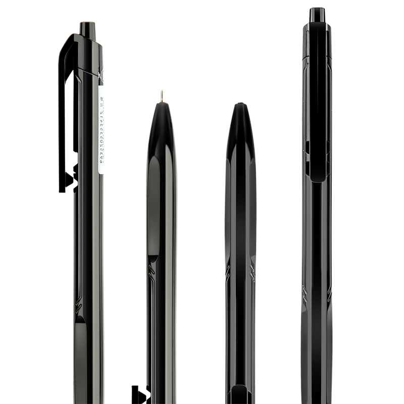 纵横S304中油笔0.7mm(黑)