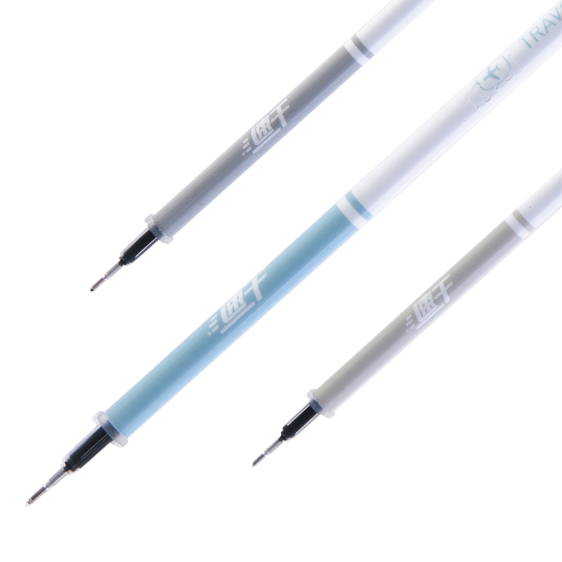纵横A833速干中性笔替芯0.5mm全针管(黑)