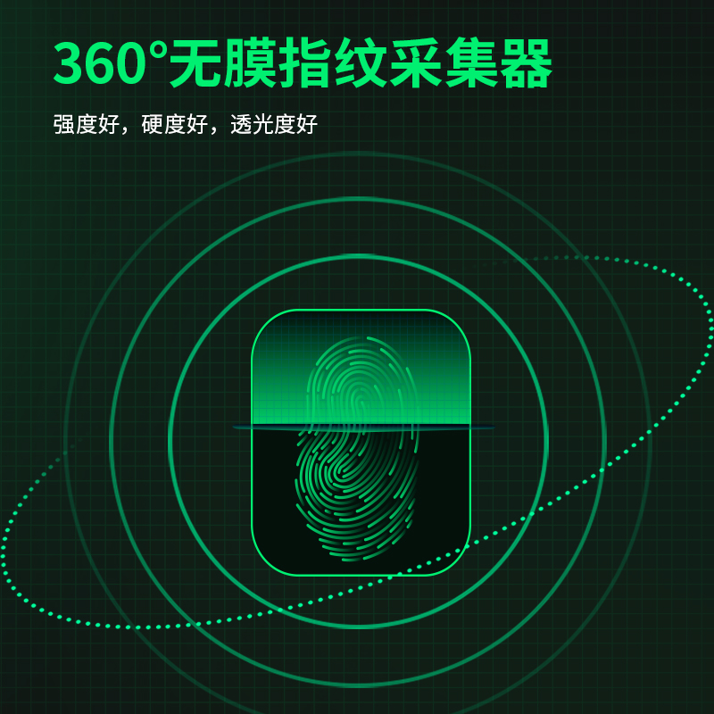 纵横T999人脸指纹混合识别考勤机(黑色)