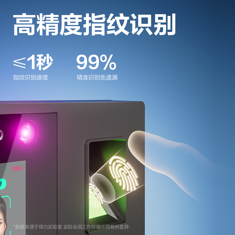 纵横34521人脸指纹混合识别考勤机(黑色)