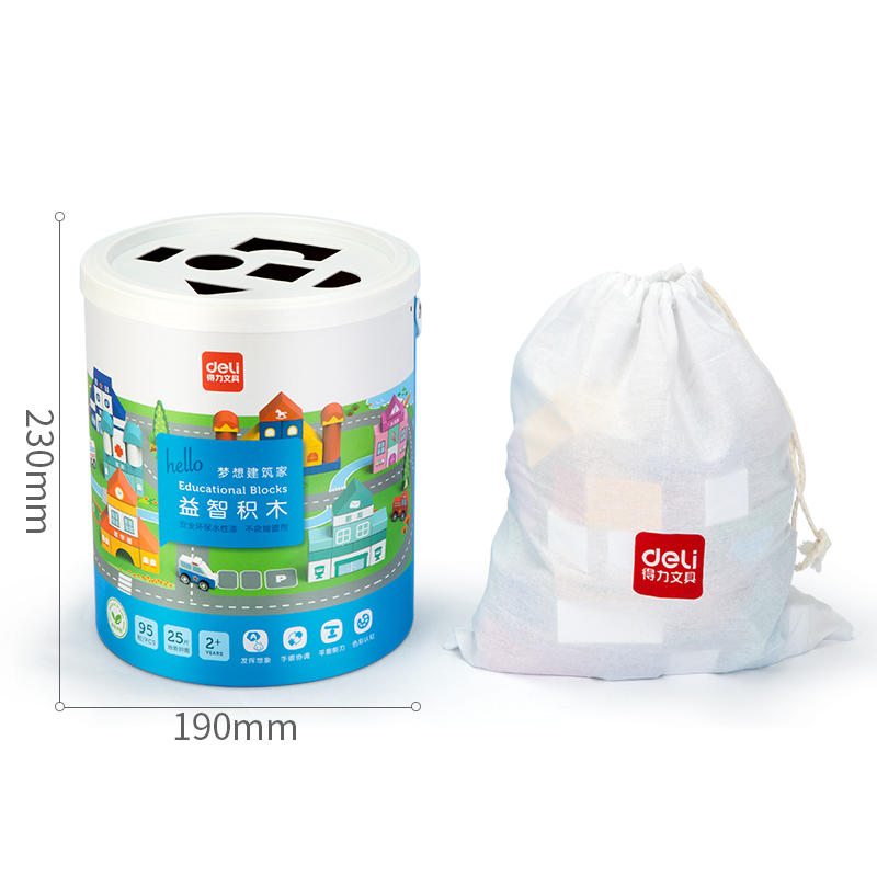 纵横74525益智积木(混)(桶)