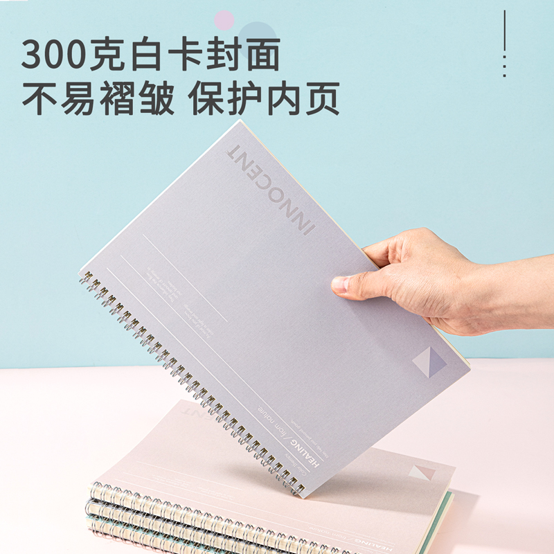 纵横LB580-01螺旋本(纯白)(本)