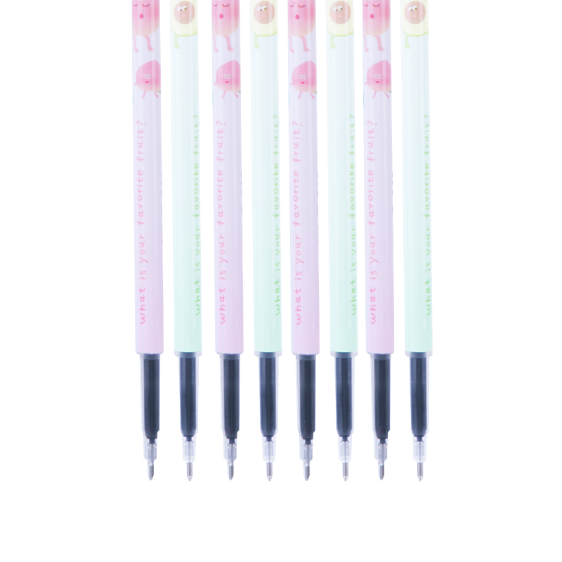 纵横A873按动中性替芯0.35mm全针管(黑)(支)