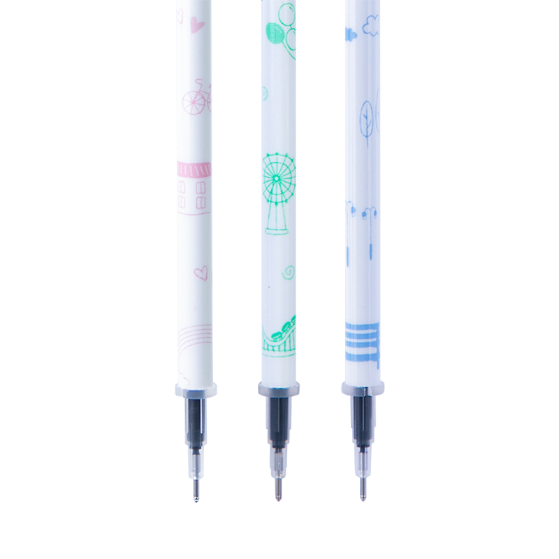 纵横A877中性笔替芯0.5mm全针管(黑)(支)