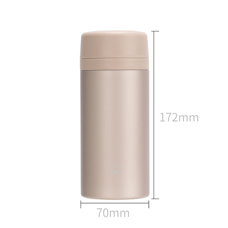 纵横17657保温杯(420ml)(香槟金)(1只/盒)