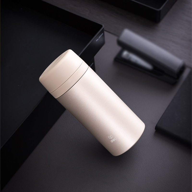 纵横17657保温杯(420ml)(香槟金)(1只/盒)