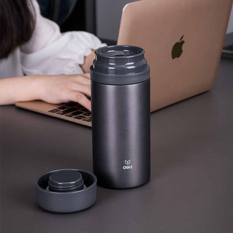 纵横17657保温杯(420ml)(深灰)(1只/盒)