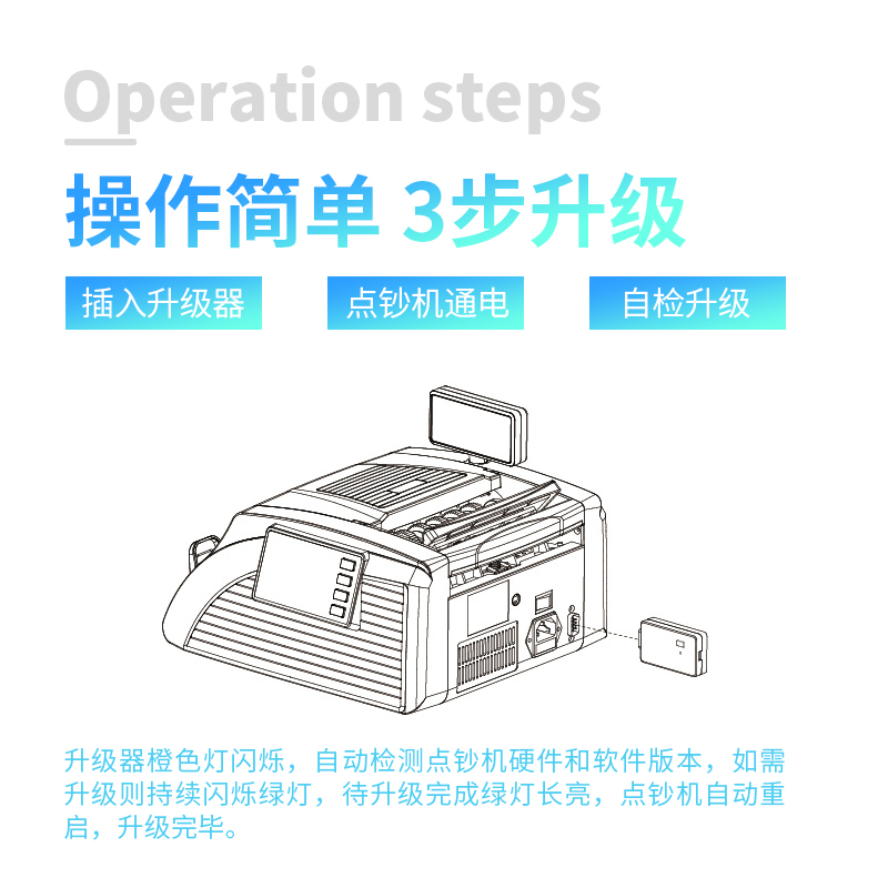 纵横2115点钞机专用升级组件(银灰)(台)