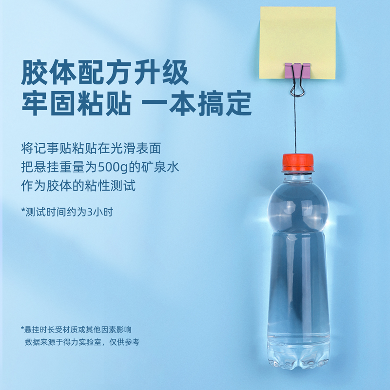 纵横21507劲贴76*76mm80张(黄)(包)
