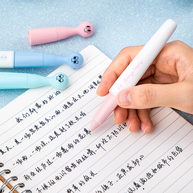 纵横A492学生中性笔0.5mm子弹头(黑)(24支/盒)