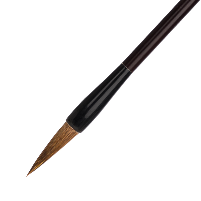 纵横75501狼毫毛笔中号(深棕色)(1支/袋)