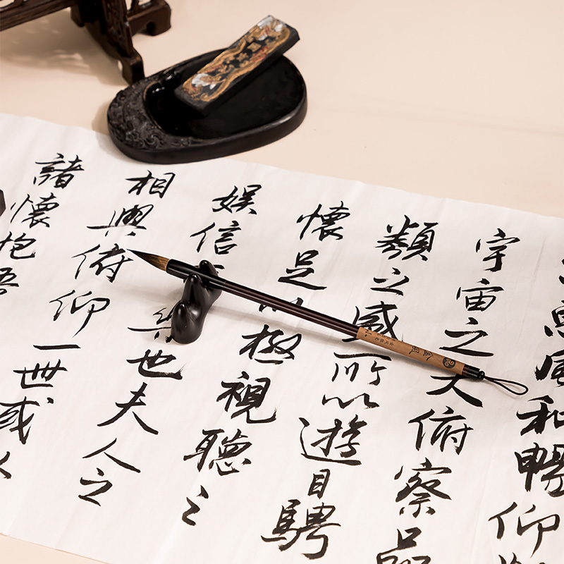 纵横75502狼毫毛笔小号(深棕色)(1支/袋)